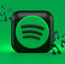 green and white logo illustration
